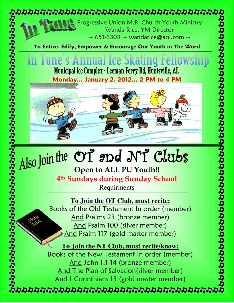 Youth Calendar